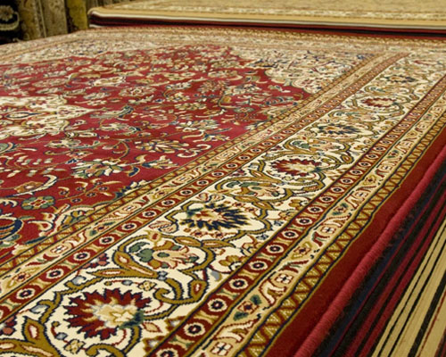 a clean oriental rug