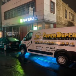 Super Duper Carpet Cleaning truck