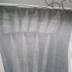 finished white carpet